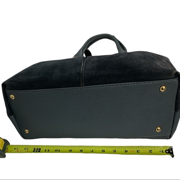 GUSSACI  Grey Shoulder Bag_ Purse Vega Leather - Picture 14 of 15